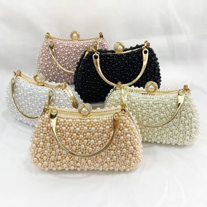 New arrivals girls party hand bag for young ladies evening pearl handbags women luxury purses