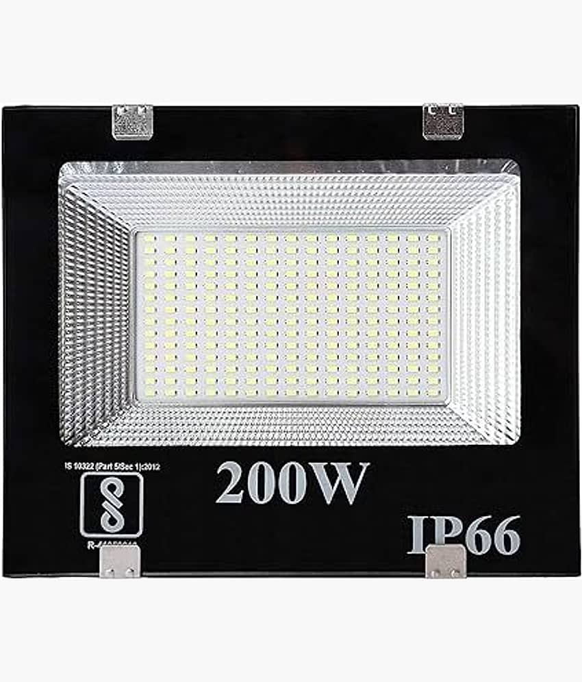 KCS LITE Cool Day Light 200W Watts Flood Light ( Pack of 1 )