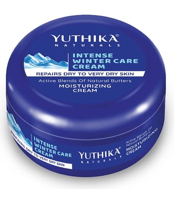 Yuthika Intense Winter Care Cream 100ml, Non Greasy Daily Moisturizing Cream for Dry to Very Dry Skin, Face Moisturizer