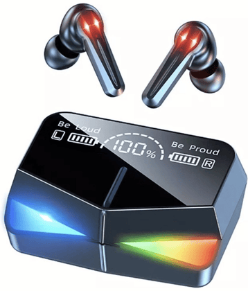 Neo GAMING On Ear True Wireless (TWS) 50 Hours Playback IPX4(Splash & Sweat Proof) Active Noise cancellation -Bluetooth Black