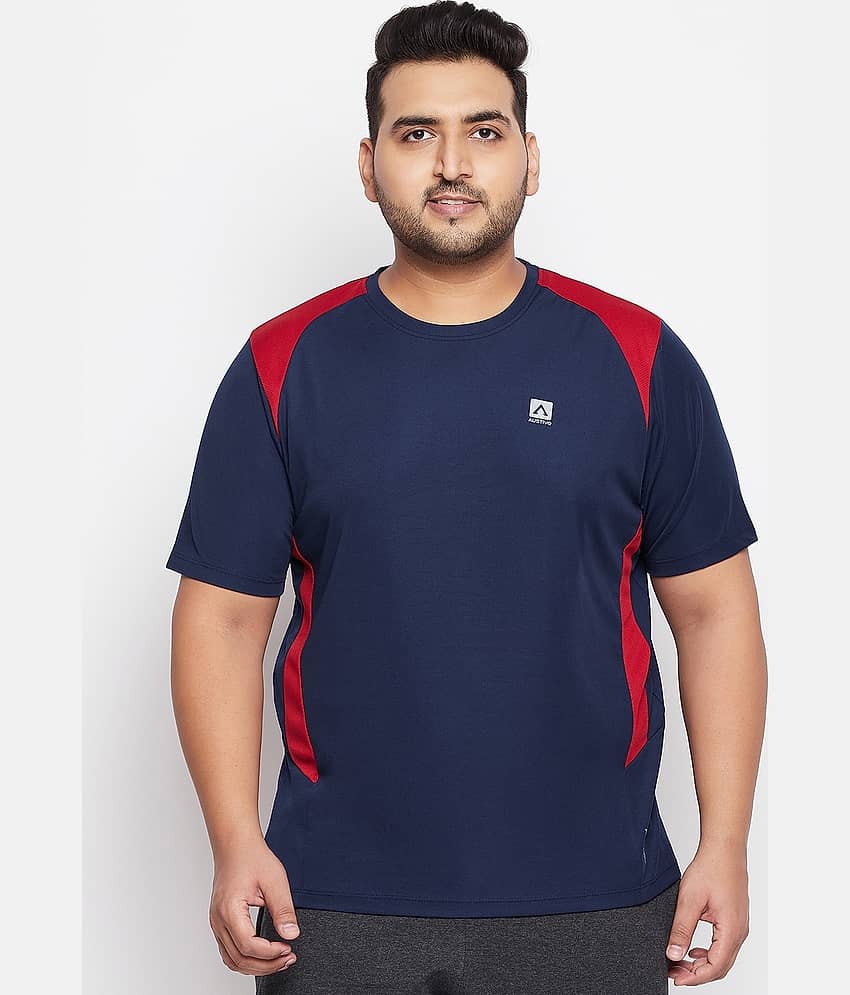 AUSTIVO - Multicolor Polyester Regular Fit Men's Sports T-Shirt ( Pack of 1 )