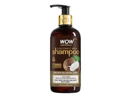 WOW Skin Science Coconut Milk Shampoo (New) - No Parabens, Sulphate, Silicones, Color & Salt - DHT BLOCKERS - 300mL WOW Skin Science Coconut Milk Shampoo (New) - No Parabens, Sulphate, Silicones, Color & Salt - DHT BLOCKERS - 300mL