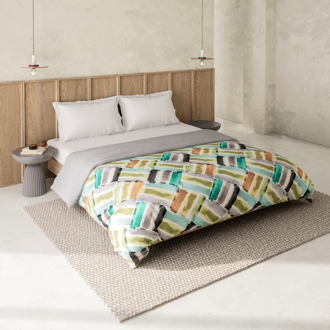 DDECOR - Esteem Collection 100% Cotton   210TC King Quilt |229 CM X 274 CM| - Green