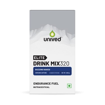 Unived Elite Drink Mix 320 for Endurance, Focus & Hydration Buzzing Naked