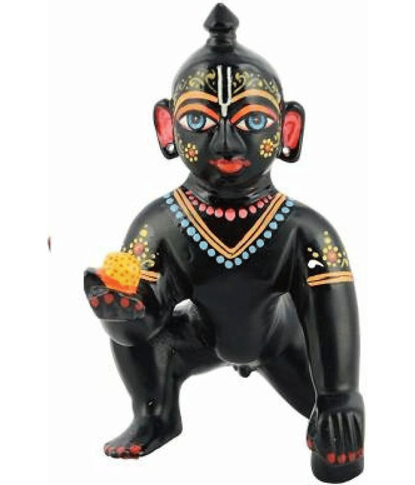 DvR ClicK - Brass Laddu Gopal 9 cm Idol