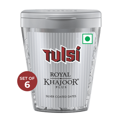 Tulsi Royal Khajoor Plus || Pack of 6 || 30 Grams Each Tulsi Royal Khajoor Plus || Pack of 6 || 30 Grams Each