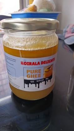 Koirala Delights Pure Ghee (500g) | Traditional Clarified Butter | For Everyday Cooking