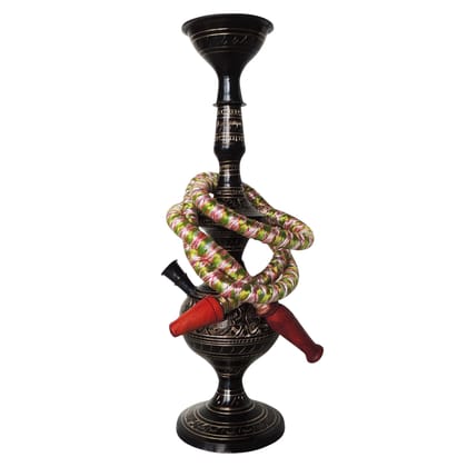 Brass Hookah | Traditional Decorative Showpiece, Height : 11 Inch (FMAS673 B) Brass Hookah | Traditional Decorative Showpiece, Height : 11 Inch (FMAS673 B)