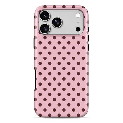 WrapCart Noir Dots Armour Double Layer Shockproof Glossy Mobile Case