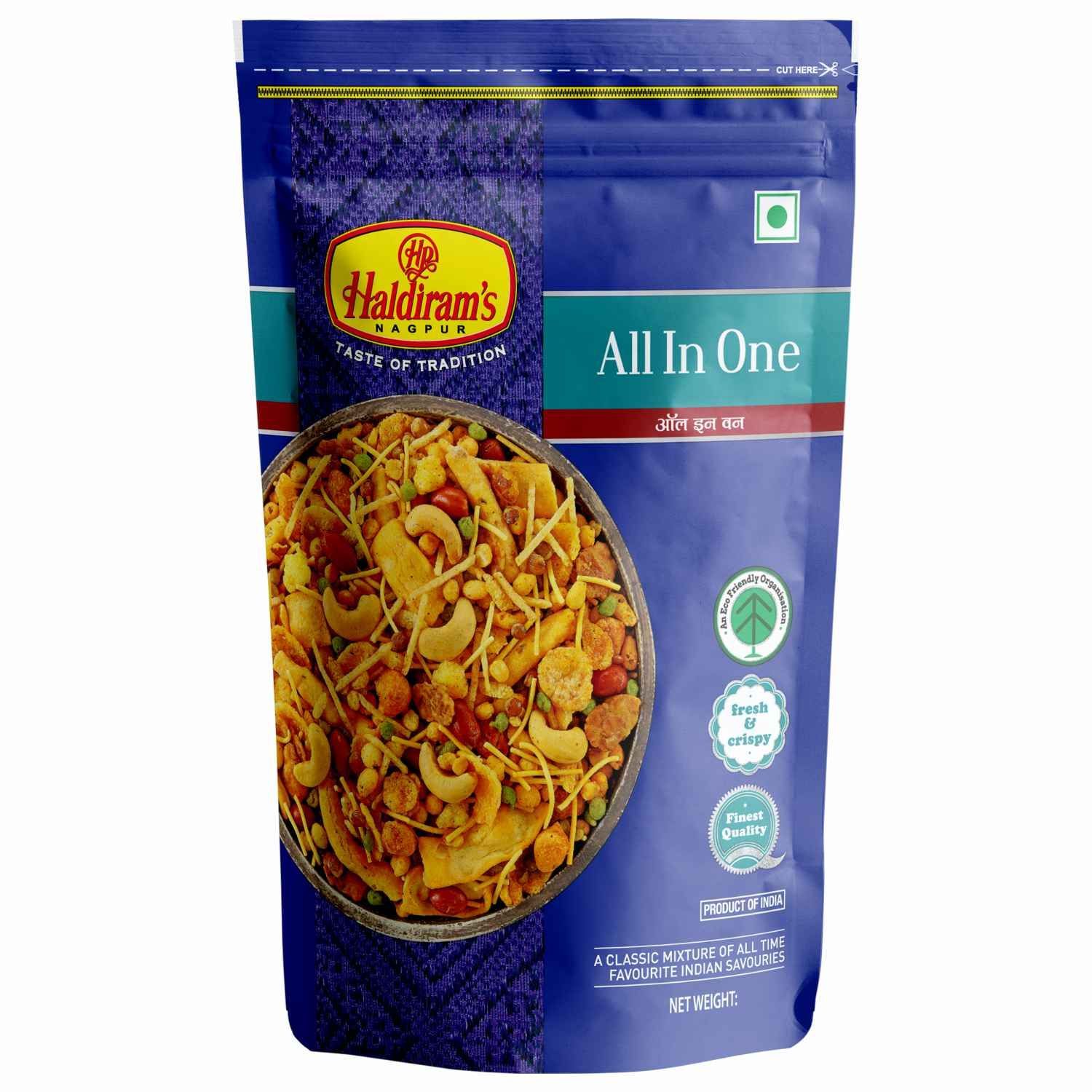 Haldiram All In One 200 Gm - Pack of 60