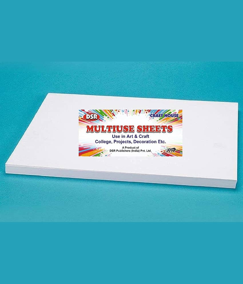 Eclet A4 200 pcs White Sheets Craft 90GSM Sheet for, Art & Craft Home, School, Office Stationery