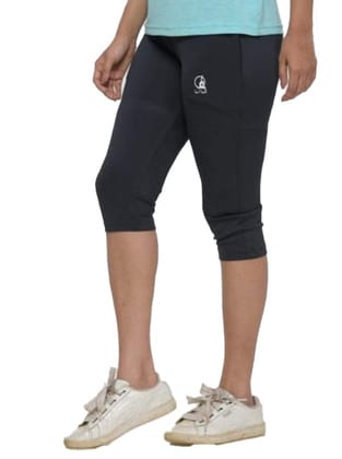 Yoni Mudra Women's Mid-Waist Comfort Fit Capris