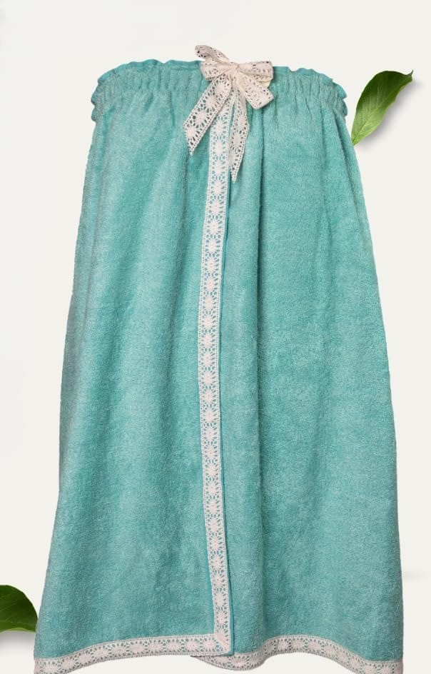 Mrijaa Bamboo Bath Wrap  400 GSM Ultra-Soft Fabric, Quick Absorption, Fast Drying, Adjustable Secure Fit