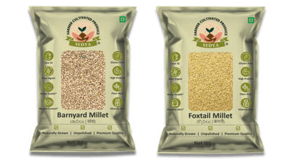 Sedya Two Millet Combo Barnyard & Foxtail Millet 2x500g