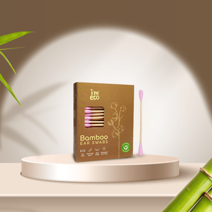 Bamboo Cotton Ear Swabs – Biodegradable, Soft & Plastic-Free