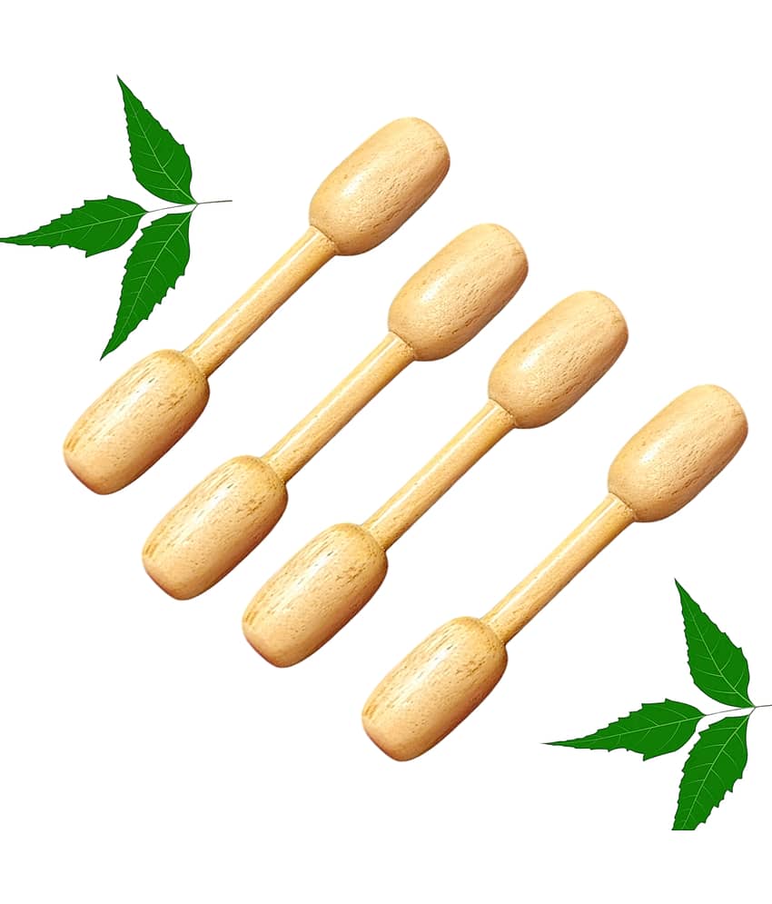 Shreeja Shilpcraft Wooden Teether ( 4 pcs )