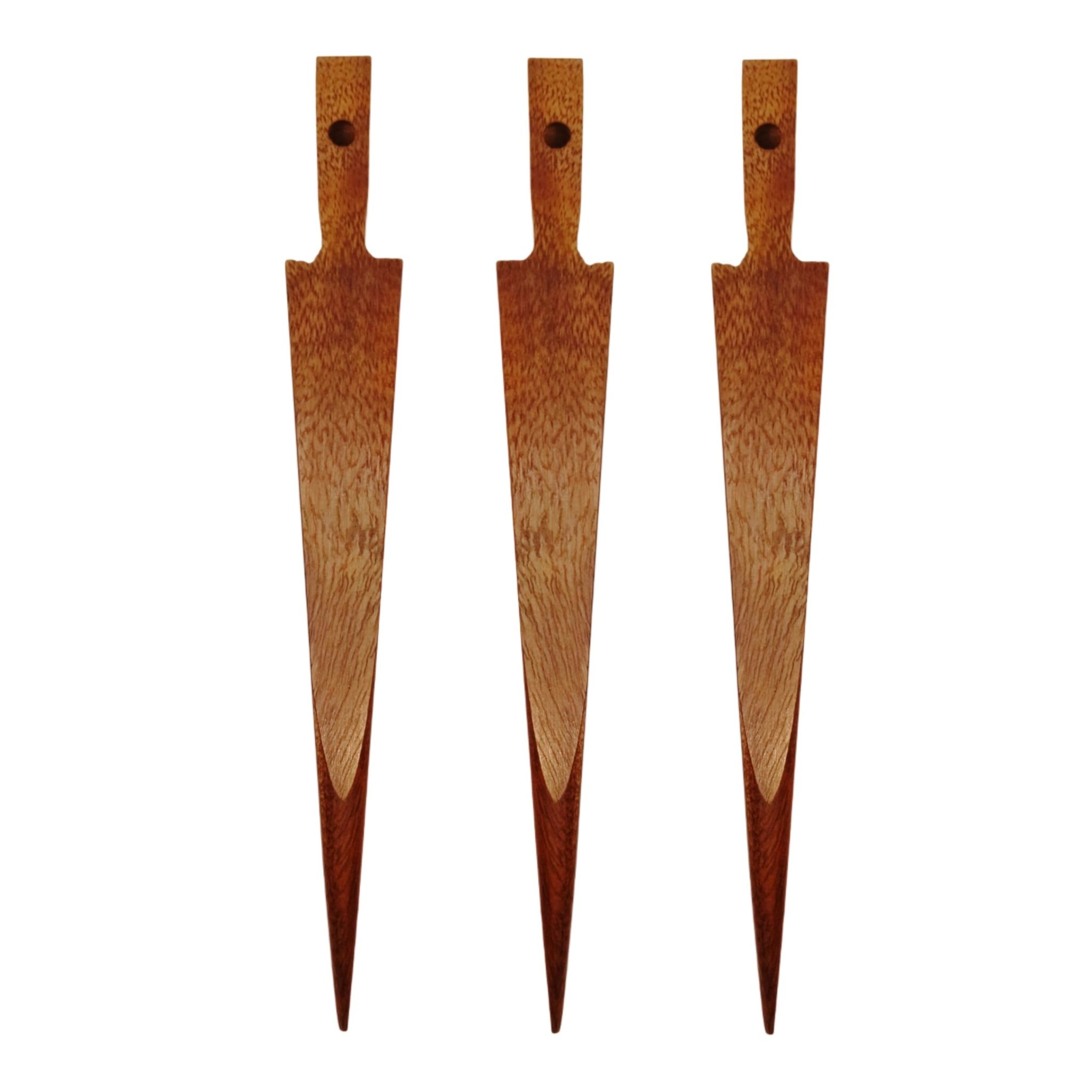 Wooden Paniyaram Stick (Pack of 3) � 16 cm Aappam Flipper Tool � Heat-Resistant Pappadam Turner � Kuli Paniyaram Picker � Idly Remover Stick � Rod for South Indian Snacks - Smooth Surface