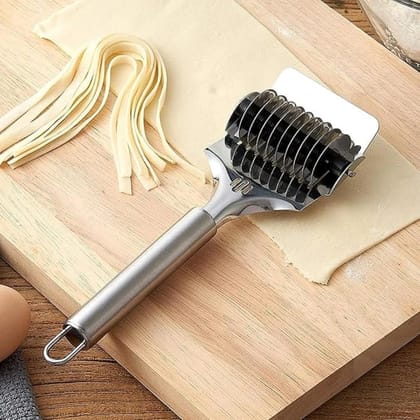 Stainless Steel Noodle Cutter - Premium Pasta and Dough Cutting Tool Stainless Steel Noodle Cutter - Premium Pasta and Dough Cutting Tool