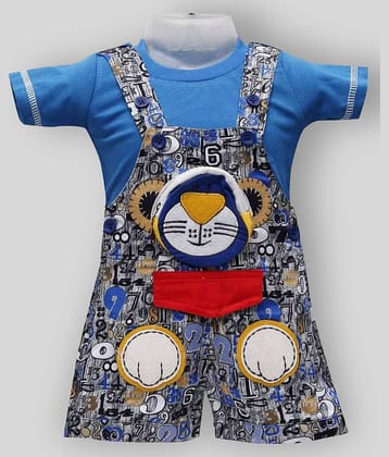 Balloons Pack of 1 Baby Boys Cotton Bodysuit ( Blue )