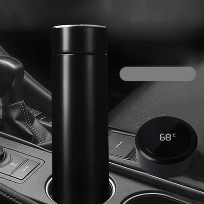 Smart Vacuum Flask with LED Temperature Display, Stainless Steel Thermos Water Bottle, Coffee Mug, Travel Tumbler-500ml