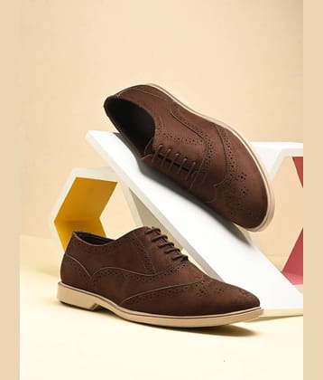 BIZZARO Casual Brogues Shoes Brown Men's Outdoor Shoes