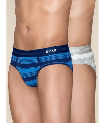 XYXX Pack of 2 Cotton Briefs For Men's ( Multicolor )
