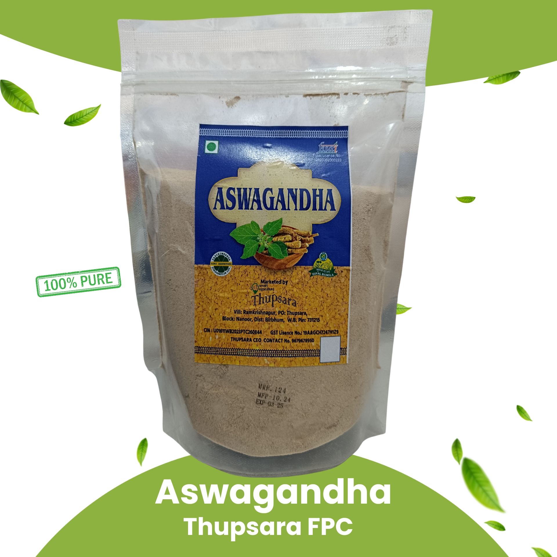 Aswagandha Powder - 100% Natural