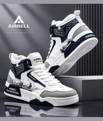 AIRBELL Green Men's High Tops Shoes