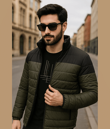 Rigo Polyester Men's Puffer Jacket - Grey ( Pack of 1 )