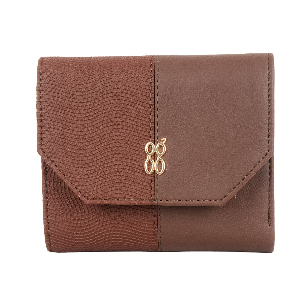 TAYET WALLETS 3 FOLD S MINK BROWN