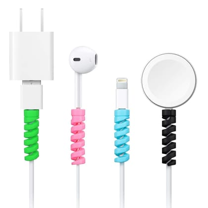 6029 Spiral Charger Spring Cable Protector Data Cable Saver 6029 Spiral Charger Spring Cable Protector Data Cable Saver