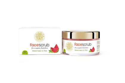 LUXOVA Unisex Watermelon Face Scrub Instant Detoxification | Refreshing Goodness Of Watermelon Hydrating Refreshing oil-Control For Brightening Skin | 50ml.