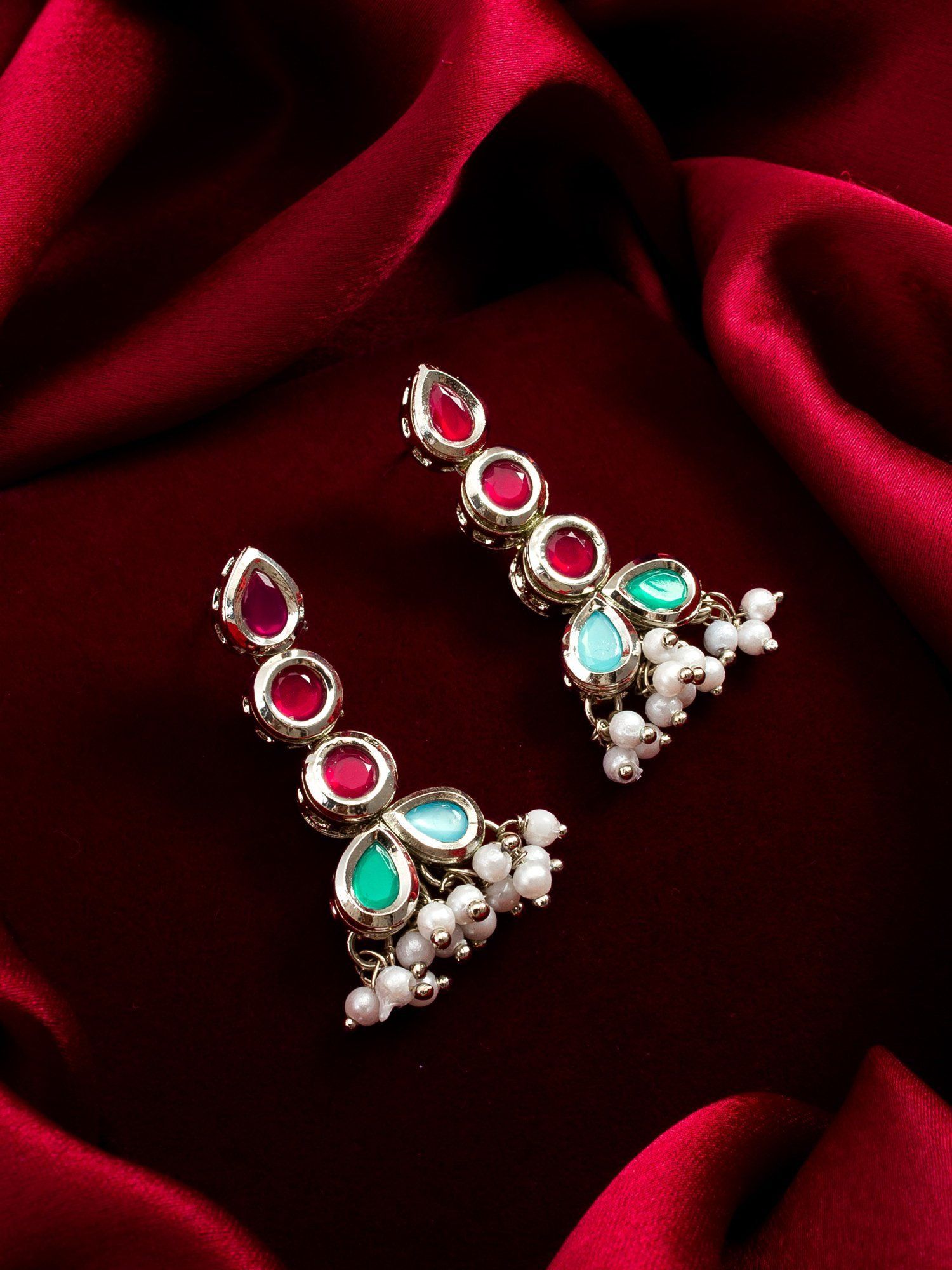 Morison Golden Chandelier Earrings Elegant and Grand