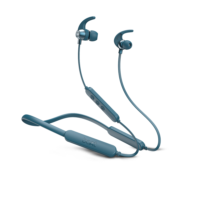 boAt Rockerz 255 Pro+ | Bluetooth Earphone with 10mm drivers, Up to 60 Hours Nonstop Playback, Type-C charging, ASAP™ Charge Teal Green