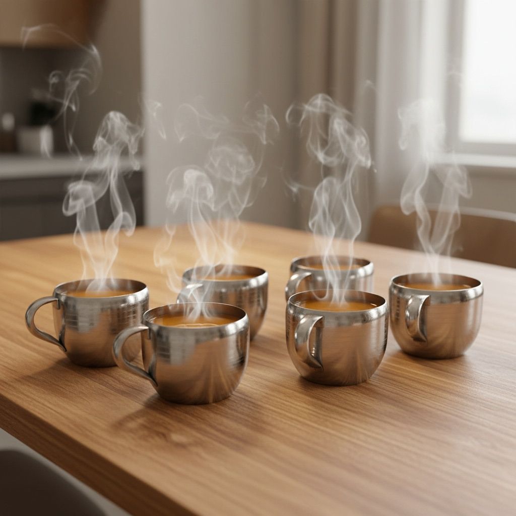 Stainless Steel Water Drinking Cup 160 ML Utility Cup (SMAS051 A)