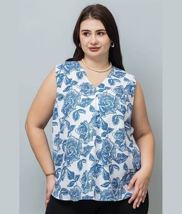 Purys Women's Viscose Regular Top ( Blue )