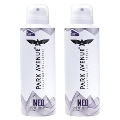 Park Avenue Signature Citrus Deodorant Spray For Men, Neo, 140Ml , 2 count