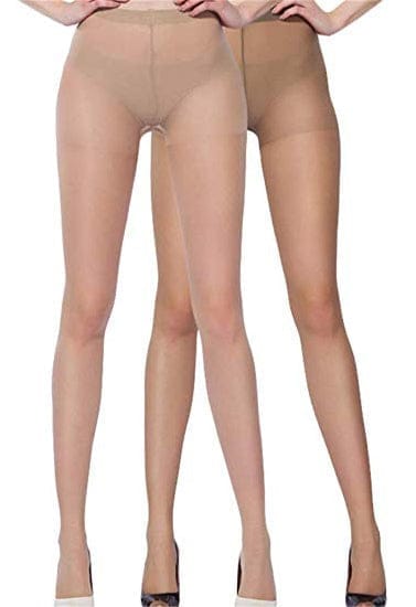 Cream & Brown everyday glossy women pantyhose pack of 2