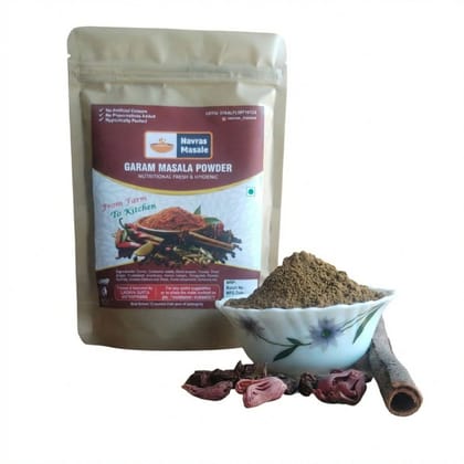 NAVRAS GARAM MASALA POWDER  - 200 gm - One pack of spice powder