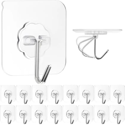 Flower Adhesive Wall Hooks - ( 10 Pc / Set ) Flower Adhesive Wall Hooks - ( 10 Pc / Set )