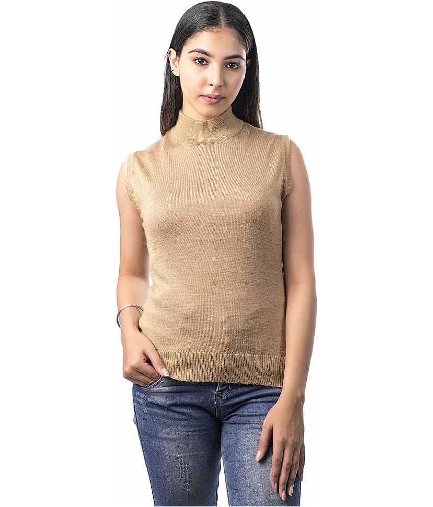 Ogarti Acrylic Beige Buttoned Cardigans