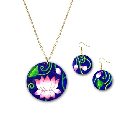 Pichwai Painting on MDF Jewellery DIY Kit by Penkraft