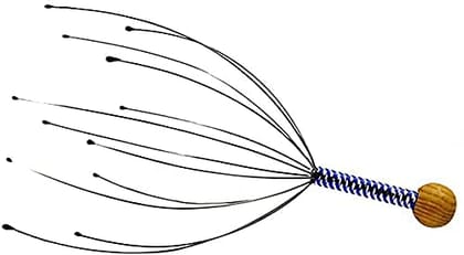 Elecsera Sclap Massager Hand Held Scalp Head Massager for Stress Relief Bokoma Hand Held Scalp Head Massager Pain Relief Massager (Multicolor)