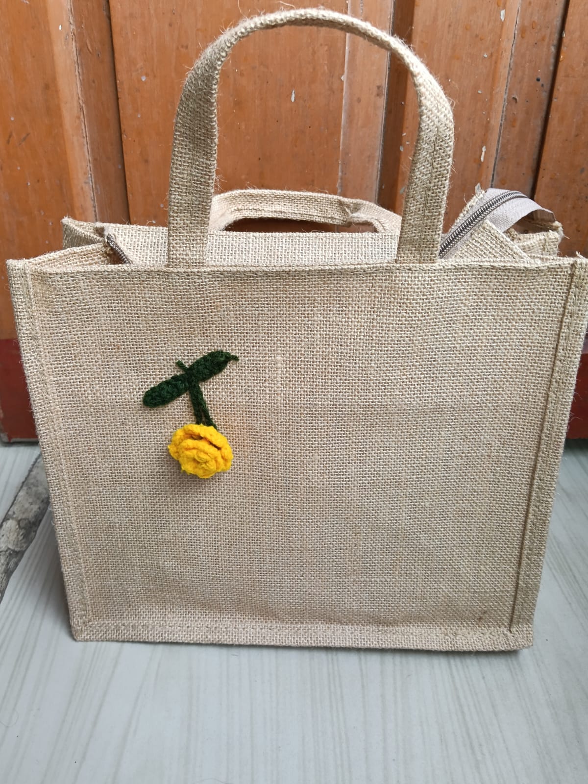 Hand made jute bag