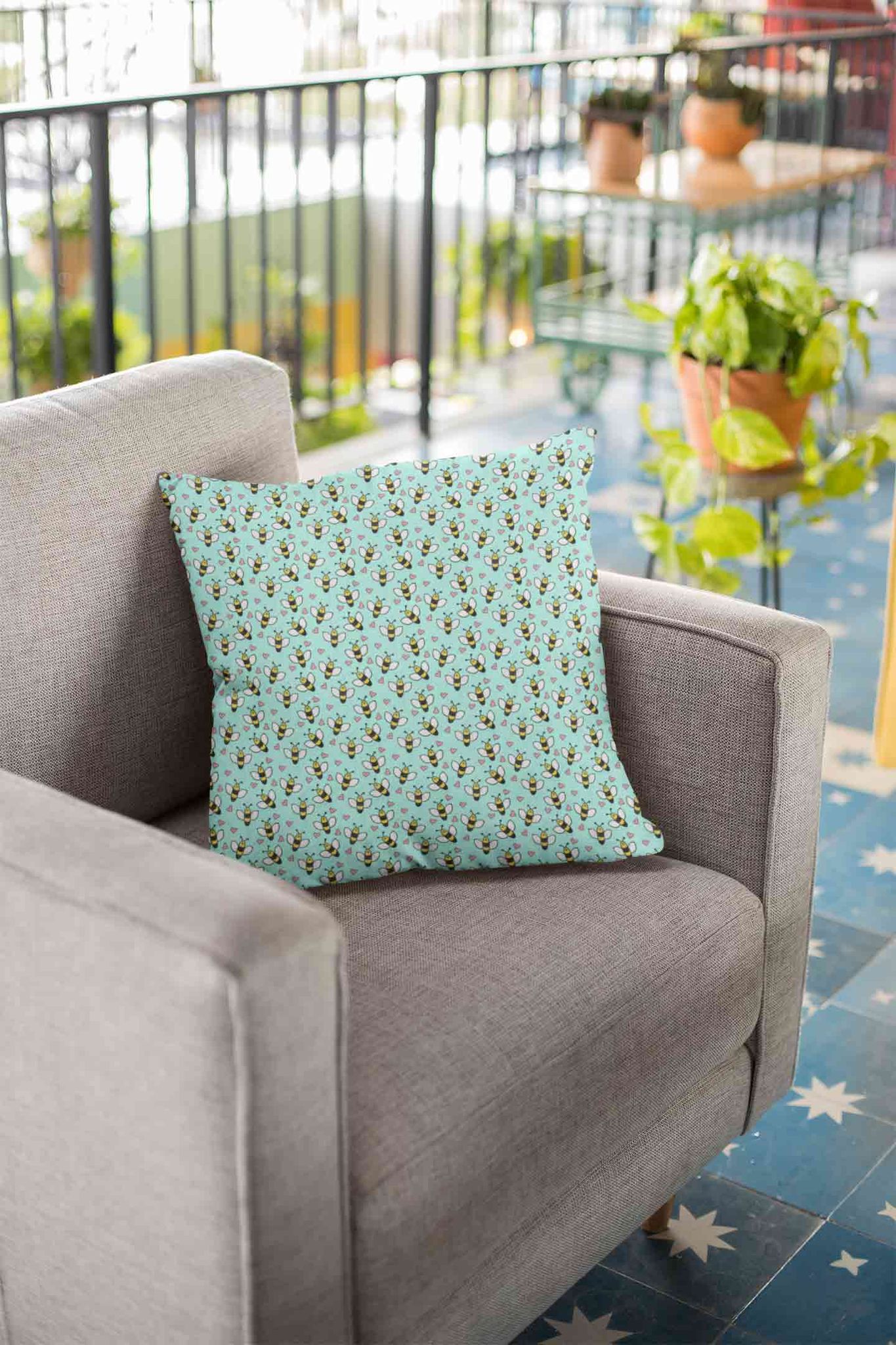 Bee My Honey Cushion Cover