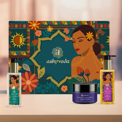 Ashpveda Nourishing Night IIFA Gift Box Skincare Combo