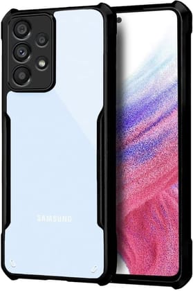 PLUGTECH Slim Shockproof Case | Matte Black Soft | Drop Protection | Precise Cutouts | Premium Mobile Cover for Samsung Galaxy A53 5G