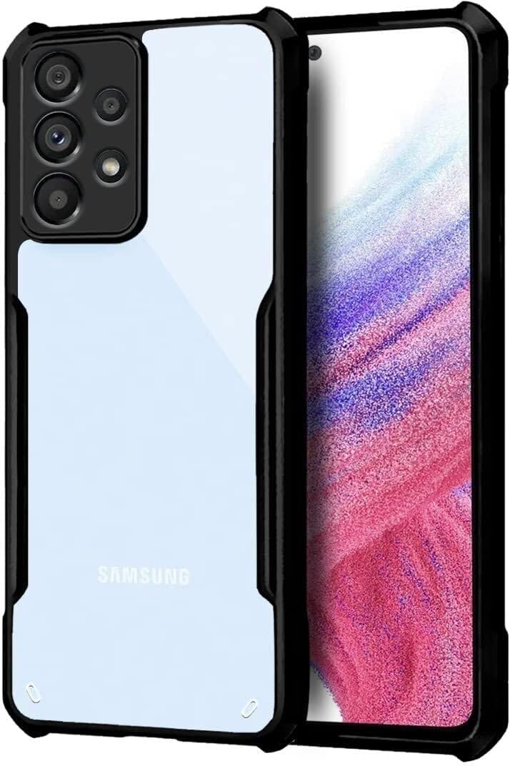 PLUGTECH Slim Shockproof Case | Matte Black Soft | Drop Protection | Precise Cutouts | Premium Mobile Cover for Samsung Galaxy A53 5G