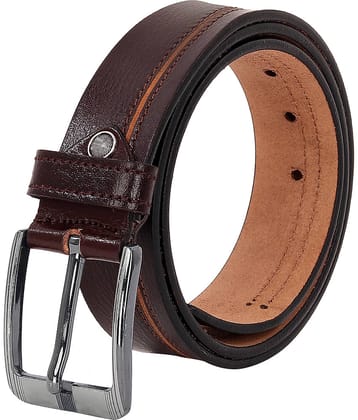 Leather World - Leather Men's Casual Belt ( Pack of 1 )