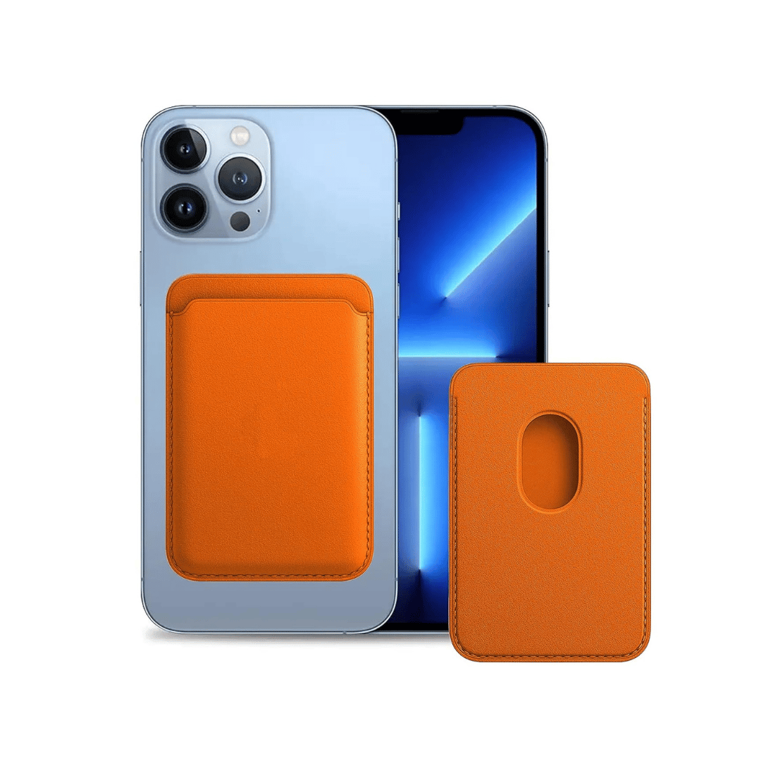 Magnetic Wallet With MagSafe For iPhone Magnetic Wallet With MagSafe For iPhone - Orange